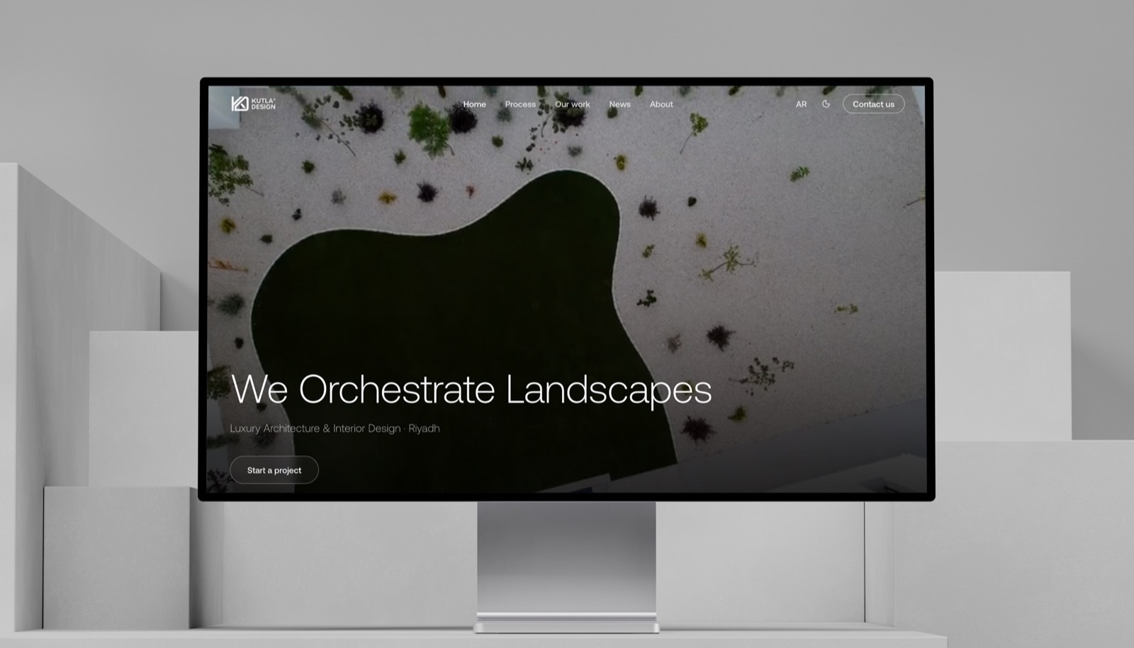 Screenshot of the Kutla Design site